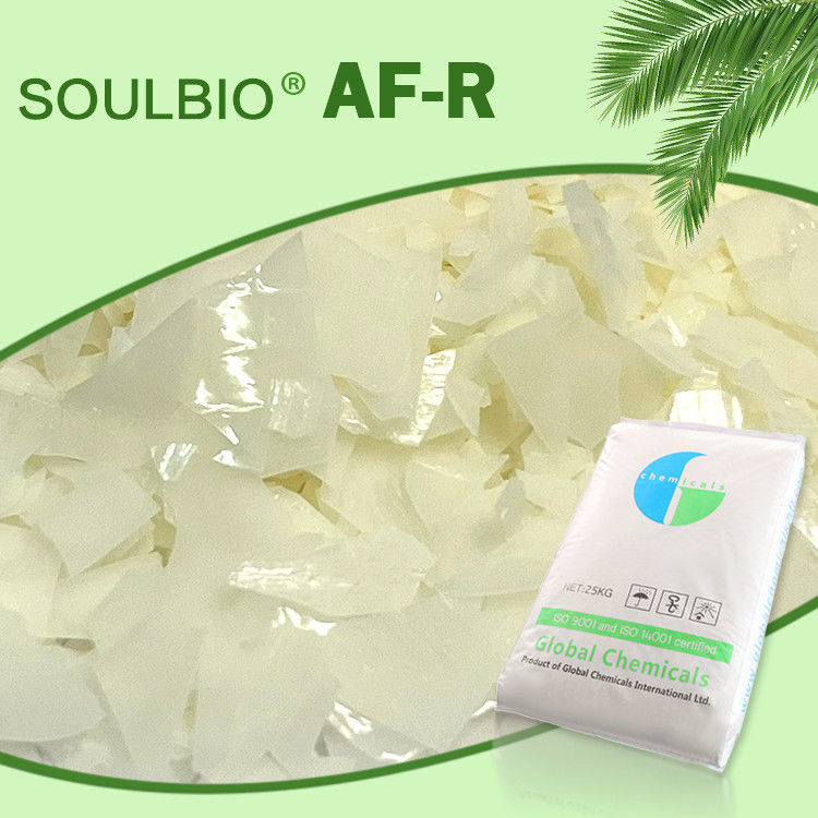 Super suaves e ecológicos, flocos de amaciante SOULBIO AF-R com baixo amarelamento e baixa viscosidade/espuma