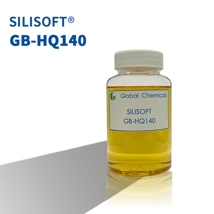 Softener de silicone hidrofílico com baixo amarelamento para tecidos de algodão SILISOFT GB-HQ140 com boa suavidade e manuseio interior macio