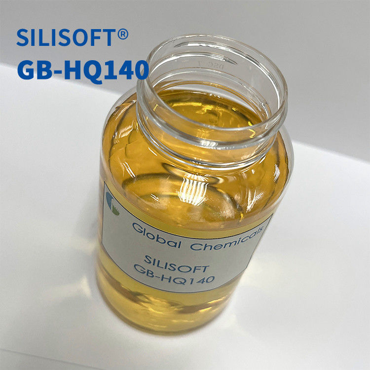 Softener de silicone hidrofílico com baixo amarelamento para tecidos de algodão SILISOFT GB-HQ140 com boa suavidade e manuseio interior macio