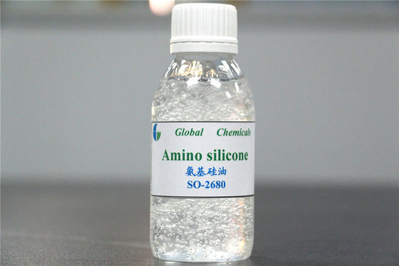 Amino-polissiloxano modificado Copolímero de silicone catiônico fraco