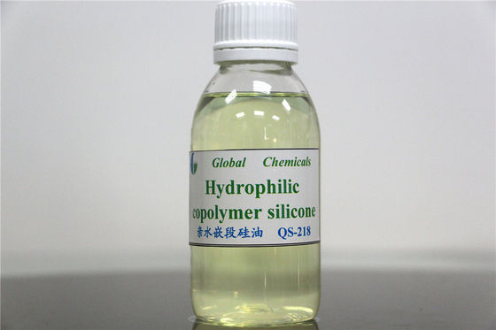 Co-polímero de silicone para amolecimento de óleo / amolecedor hidrofílico para têxteis