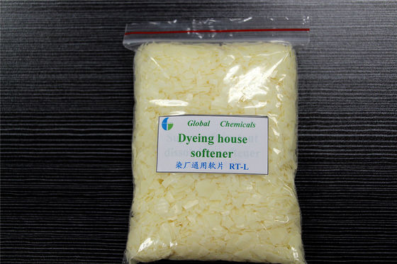 Pre-tratamento têxtil Cationic softener flakes especial para casa de tintura