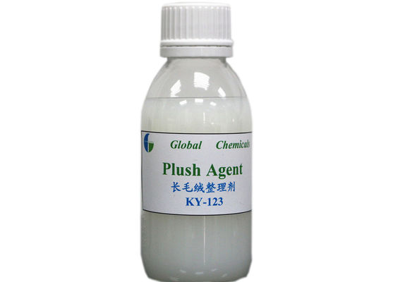 Agente de acabamento plush de silicone amino para tratamento de acabamento flexível