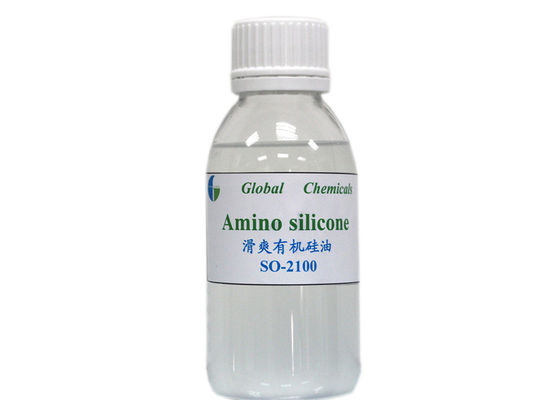 Suavizador de óleo de amino silicone catiônico fraco com sensação suave de mão SO - série 2100