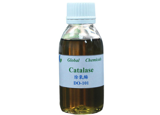 Enzimas têxteis de alta eficiência Economia de água Catalase líquida leve marrom série DO