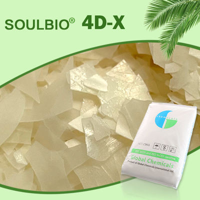 Flocos Cationic fracos solúveis em água quentes 4D do emoliente - X para a lavanderia Pale Yellow
