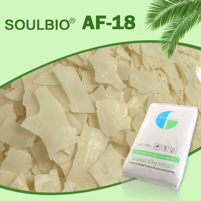 Flocos amaciantes livres de AEEA SOULBIO AF-18 com espuma de baixa viscosidade e amarelamento
