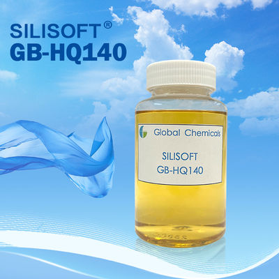 Baixo emoliente hidrófilo amarelando do silicone para o tecido de algodão SILISOFT GB-HQ140