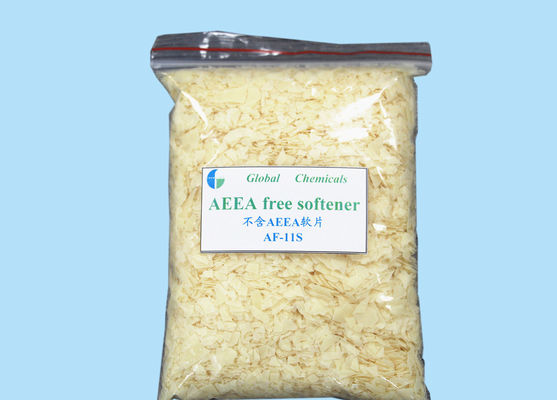 Baixo amarelo - Eco-friendly AEEA Free Softener Flakes Solúvel em água quente