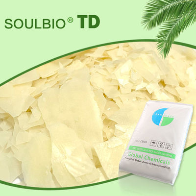 Flakes de suavizante de fibras químicas de baixo custo SOULBIO TD com pouca espuma e boa compatibilidade