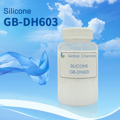 Emulsão de suavizante de silicone GB-DH603 Para algodão Rayon Modal tecido misturado tricô principalmente para alcançar excelente alça suave escorregadia
