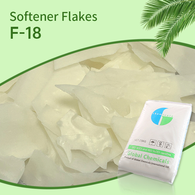 Flocos amaciantes não iônicos/fracamente catiônicos SOULBIO F-18 possuem boa hidrofilidade e propriedades antiestáticas para algodão e T/C, baixo amarelamento