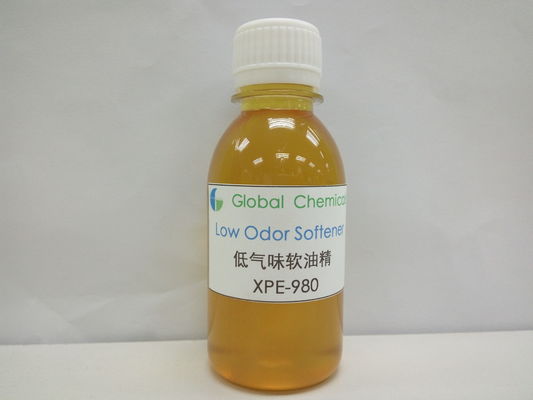 Agente Auxiliar Textil Líquido Amarelo Amolecedor de Baixo Odor XPE-980