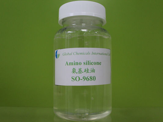 Agente auxiliar têxtil de óleo de amino silicone modificado catiônico fraco para amolecimento de tecidos