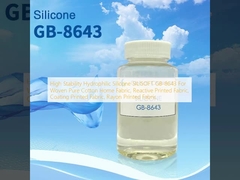 SILISOFT GB-8643 para tecidos de algodão puro para uso doméstico, tecidos impressos reativos, tecidos impressos por revestimento, tecidos impressos por raios