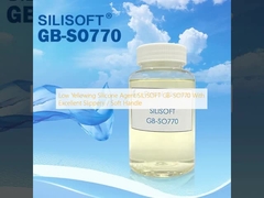Baixo agente SILISOFT GB-SO770 do silicone amarelar com punho escorregadiço/macio excelente