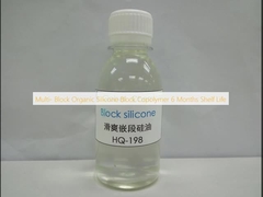 Copolímero multi- bloco orgânico de silicone em bloco 6 meses