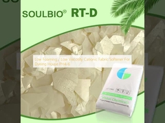 Emoliente Cationic da tela da baixa formação de espuma/baixa viscosidade para a casa de tingidura PH4-6