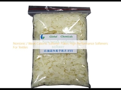 Amolecedores não-oniónicos / catiónicos fracos Flocos Amolecedores de alto desempenho para têxteis