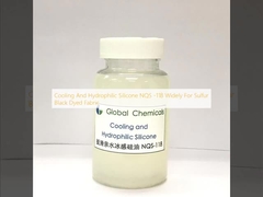 Refrigeração e silicone hidrofílico NQS -118 amplamente utilizado para tecidos tingidos de sulfuro preto