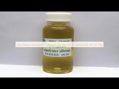 Óleo de copolímero de silicone orgânico transparente de bloco amarelo pálido QS-318