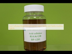 Enzima de biopolissagem da celulosa ácida Tecidos líquidos e agentes auxiliares têxteis