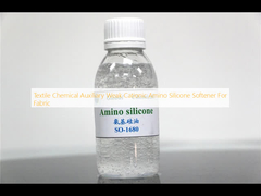 Auxiliar químico têxtil Amino silicone catiônico fraco adolecente para tecidos