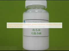 Polydimethylsiloxane Emulsão Amino Funcional Softner e óleo de silicone GB-348
