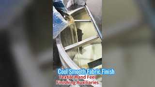 Amaciante de silicone para tecidos macios e frescos