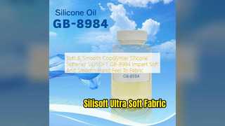 Silisoft GB8984 Amaciante de silicone para tecidos macios e macios